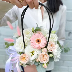 Композиция &laquo;Розовый кварц&raquo; от интернет-магазина «Цветочные истории»