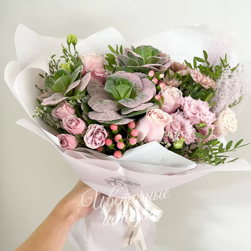 Букет &laquo;Розовый блеск&raquo;