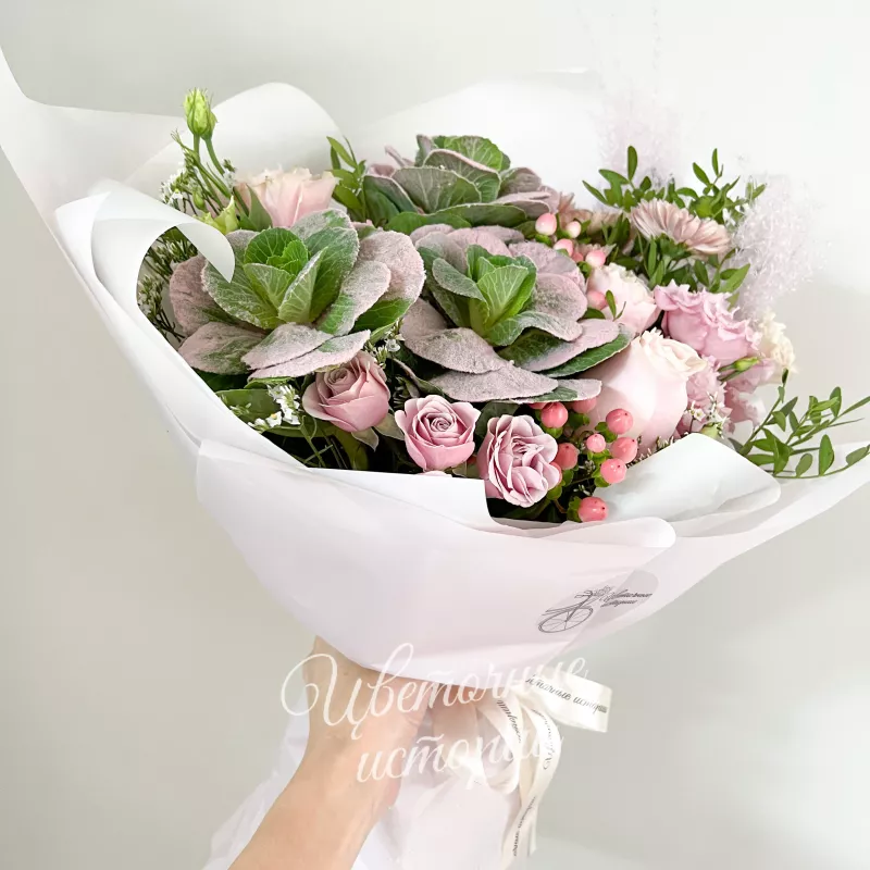 Букет &laquo;Розовый блеск&raquo; 2
