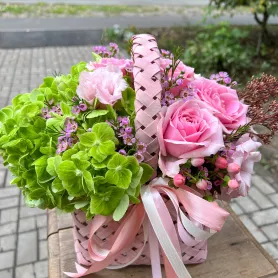 Композиция &laquo;Розовые сны&raquo; от интернет-магазина «Цветочные истории»