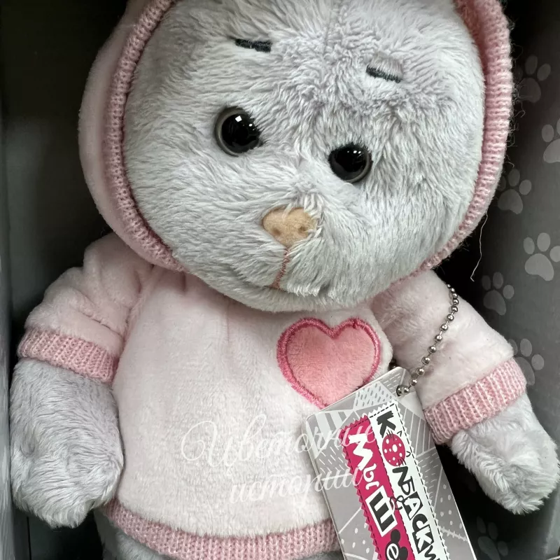 Игрушка Мышель в розовом худи