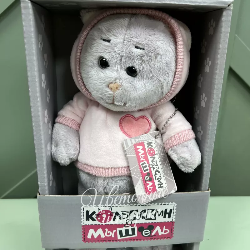 Игрушка Мышель в розовом худи 1