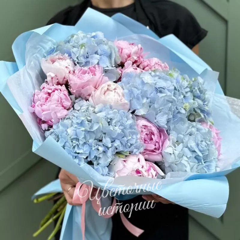 Букет из пионов &laquo;Мечты любимой&raquo;