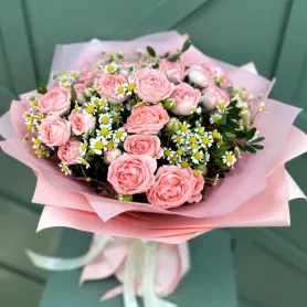 Букет &laquo;Сладкая любовь&raquo; от интернет-магазина «Цветочные истории»