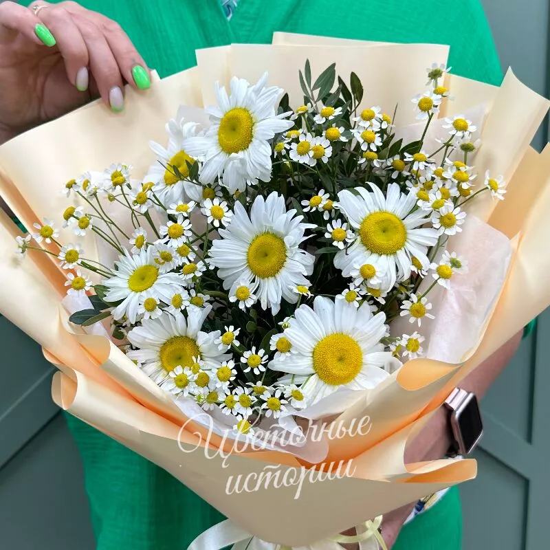 Сборный букет &laquo;Ромашки для любимой&raquo; 1