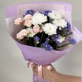 Сборный букет &laquo;Танец осени&raquo; от интернет-магазина «Цветочные истории»