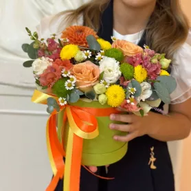 Композиция &laquo;Яркая осень&raquo; от интернет-магазина «Цветочные истории»