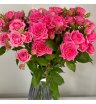 Букет розовых роз «Влюбленность»
