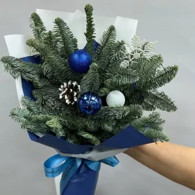 Синий иней от интернет-магазина «Цветочные истории»