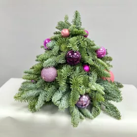 Пушистое сердце зимы от интернет-магазина «Цветочные истории»