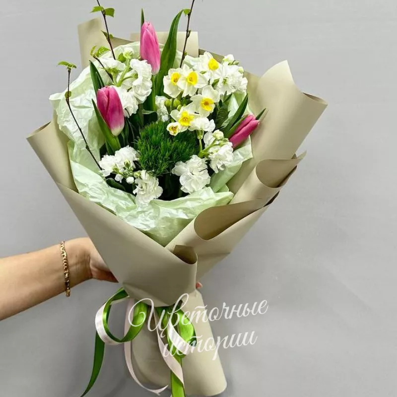 Букет &laquo;Весна в городе&raquo;