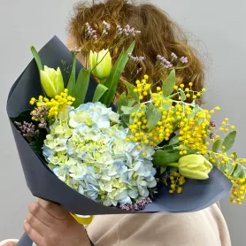 Солнечные облака  от интернет-магазина «Цветочные истории»