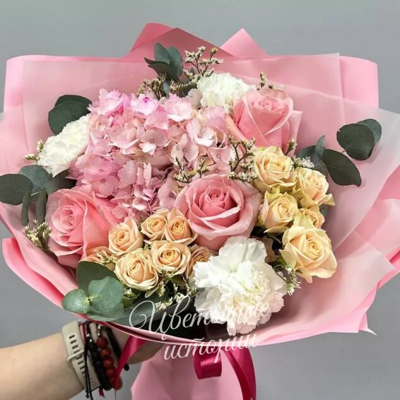 Сборный букет &laquo;Розовая нежность&raquo; 1