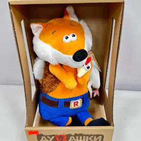 Ловкий лис и курица, 24 см  от интернет-магазина «Цветочные истории»