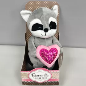 Енотик с сердечком, 20 см  от интернет-магазина «Цветочные истории»