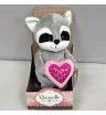 Енотик с сердечком, 20 см 