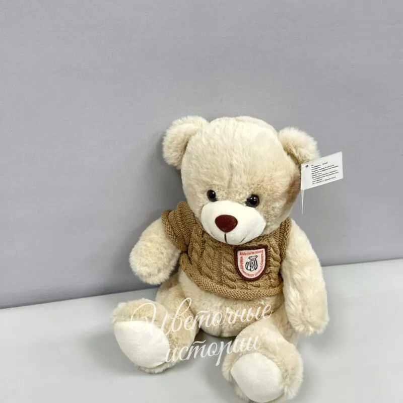 Мишка в свитере 20 см  1