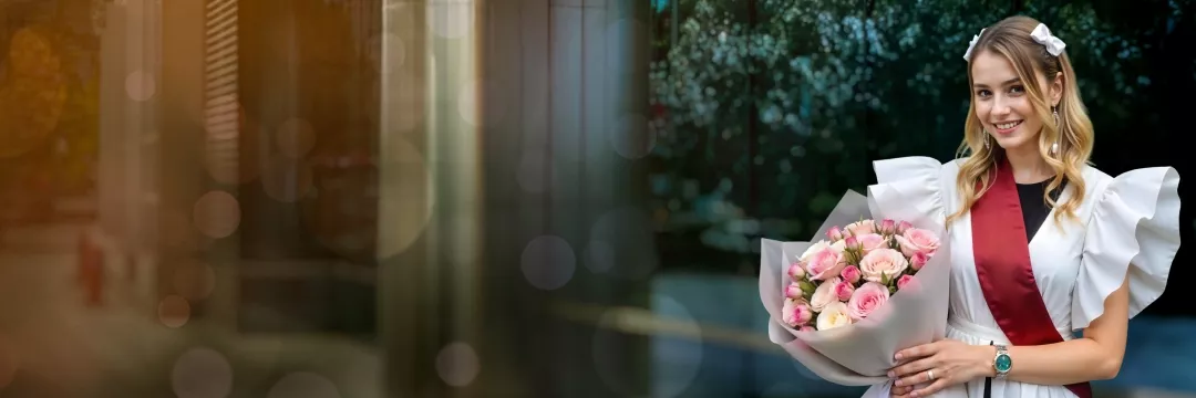 БУКЕТ НА ПОСЛЕДНИЙ ЗВОНОК И ВЫПУСКНОЙ